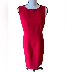 Talbots Red Midi Dress